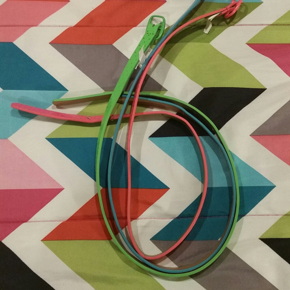 Three Adjustable Girls Belts
